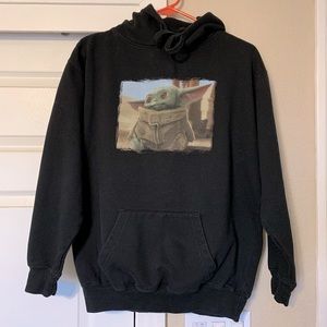 EUC Star Wars Baby Yoda Sweatshirt Hoodie